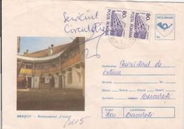 TOURISM, BRASOV CETATE RESTAURANT, COVER STATIONERY, 1996, ROMANIA - Hotel- & Gaststättengewerbe