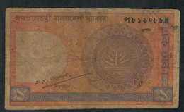 BANGLADESH P6Be 1 TAKA 1989 Signature 8 Dirty ! FINE - Bangladesh