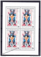 Slovakia - Slovaquie 1993, Yvert 140 Sheetlet, Europe. Contemporary Art - MNH - Unused Stamps