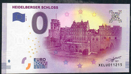 Euro Souvenir Zero Euro Heidelberger Schloss Heidelberg 2017 UNC. - Sonstige – Europa