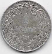 Belgique - 1 Franc 1909 - Argent - 1 Franco