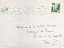 MAROC ENVELOPPE DU 15 NOVEMBRE 1954 DE FES POUR PARIS - Lettres & Documents