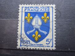 VEND TIMBRE DE FRANCE N° 1005 , MITRE SANS CROIX !!! - Used Stamps