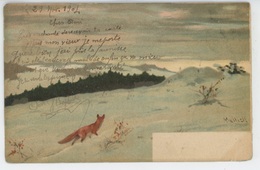 Illustrateur MAILICK - FOX - Jolie Carte Fantaisie Renard Dans La Neige - Mailick, Alfred