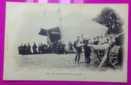 Cpa Russie Nicolas II Sur La Terrasse Du Fort De Fresnes Carte Postale 1900 Militaire Rare - Russland