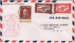 Portugal, 1941, Correio Aéreo Lisbon-Trinidad - Usati