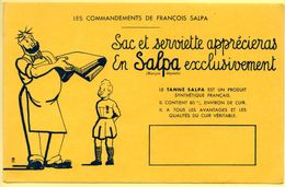 Delcampe - Buvard Salpa, Sacs Et Serviettes Cuir Et Synthétique. - Wash & Clean