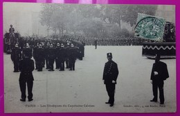 Cpa Pompiers De Paris Obsèques Capitaine Casties Carte Postale Incendie Rue De Bercy Pompier 75 Rare - Bombero