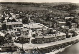 CPSM Dentellée - CHATEL-sur-MOSELLE (88) - Vue Aérienne Du Bourg Dans Les Années 50 - Chatel Sur Moselle