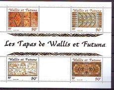 Wallis Et Futuna - 2001 Tapas, Bark Of Paper-mulberry Tree  S/s ** Mi B10 - Neufs