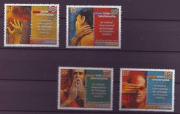 French Polynesia - 2000 The 1st Anniversary Of The International Tattooing Festival, Raiatea 4v ** Yt 614-7, Mi 815-8 - Unused Stamps