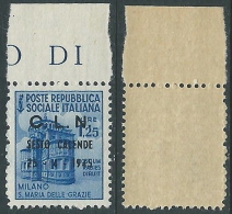 1945 ITALIA EMISSIONI CLN SESTO CALENDE MONUMENTI 1,25 LIRE MNH ** - E98 - Centraal Comité Van Het Nationaal Verzet (CLN)