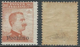 1917-18 CINA PECHINO EFFIGIE 20 CENT MNH ** - E102 - Pékin