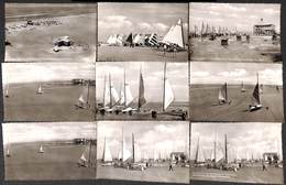 Nordsee- Heil ..St Peter-Ording - Lot Of 9 Postcards (animation, Strandsegler) - St. Peter-Ording