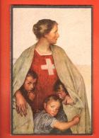 MIV-05 En Faveur De La Croix-rouge,Henri Dunant Bundesfeier Fête Nationale 1917  Circulé Sans Cachet - Croix-Rouge