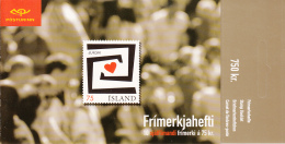 Iceland 2006 Booklet Of 10 Scott #1075a 75k Heart In Maze EUROPA - Carnets