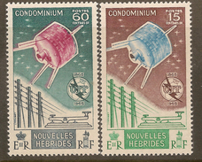 NEW HEBRIDES 1965 ITU SG F126/7 HM #AFD11 - Nuevos