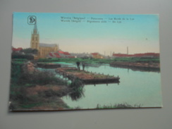 BELGIQUE FLANDRE OCCIDENTALE WERVICQ PANORAMA LES BORDS DE LA LYS WERVIK - Wervik