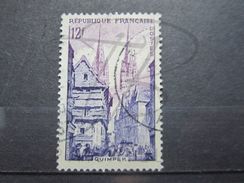 VEND BEAU TIMBRE DE FRANCE N° 979 , CORNE DU " 2 " BRISE !!! - Used Stamps
