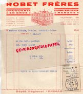 36-ST SAINT AMAND - RARE FACTURE ROBET FRERES- DROGUERIE QUINCAILLERIE- RIPOLIN-M. MICHAUT PEINTRE A ISSOUDUN- 1957 - Droguerie & Parfumerie