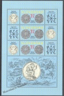 Slovakia - Slovaquie 2014 Yvert 652, Customs History. Numismatics - Sheetlet - MNH - Nuevos