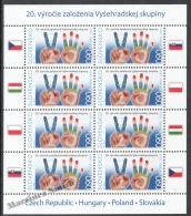 Slovakia - Slovaquie 2011 Yvert 571, 20th Anniv. Of The Establishment Of The Visegrád Group - Sheetlet - MNH - Neufs