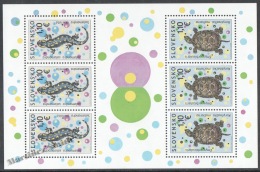 Slovakia - Slovaquie 2009 Yvert 540-41, Nature Protection. Fauna - Sheetlet - MNH - Unused Stamps
