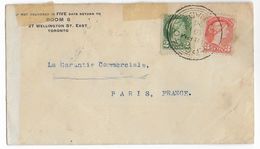 CANADA - 1896 - ENVELOPPE De TORONTO => PARIS - Storia Postale
