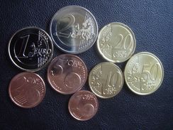 Latvia Full 2015 Euro Coins Set 1c - 2 Euro UNC 3,88 LION RARE - Lettonie