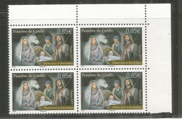 ANDORRA: 2017 . La Crèche De La Paroisse De  Canillo. Noël 2017. Un Bloc De 4 Neufs ** Bord De Feuille - Unused Stamps