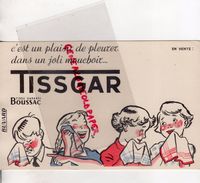BUVARD TISSGAR -TISSU BOUSSAC- PLEURER JOLI MOUCHOIR ENFANT - Textile & Clothing