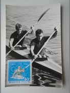 D155063 CANOE   - Hungarian Olympic Comittee , CM - Maxicard - Cartes Maximum -  1970 - Hungary Hongrie -Olympia - Kanu