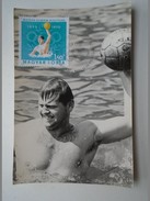 D155065 Water Polo  - Hungarian Olympic Comittee , CM - Maxicard - Cartes Maximum -  1970 - Hungary Hongrie -Olympia - Wasserball