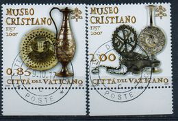 PIA - VAT : 2007 : 250° Anniversario Del Museo Cristiano - (SAS 1439-40) - Oblitérés