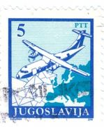 JUGOSLAVIA, YUGOSLAVIA, COMMEMORATIVO, SERVIZIO POSTALE, 1990, FRANCOBOLLI USATI  Yvert Tellier 2275B Scott 2017 - Used Stamps