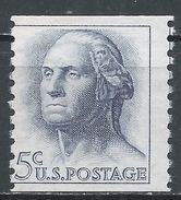 United States 1962. Scott #1229 (MNG) George Washington - Coils & Coil Singles