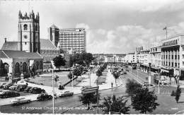 UNITED KINGDOM England ( Devon ) PLYMOUTH Royal Parade And St Andrews Church - CPSM Photo PF ( Royaume Uni Angleterre ) - Plymouth