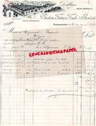 69 - VILLEFRANCHE- BELLE FACTURE PROTON FRERES-JOUTE BORDET- A PASQUIER VIERZON- 1899 - 1800 – 1899