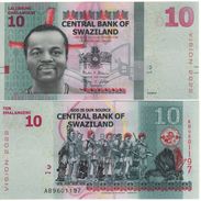 SWAZILAND Newly Issued  10  Emalangeni    Vision 2022   6.9.2015  Pnew  UNC - Swaziland