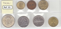 Macau - Set Of 7 Coins - Ref01 - Macao