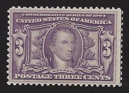 US #325 1904 Violet Perf 12 Wmk 191 Mint NG F-VF SCV $70 - Unused Stamps