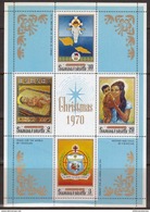 Samoa 1970 Christmas Minisheet, Mint No Hinge, Sc# 336a, SG MS357 - Samoa (Staat)