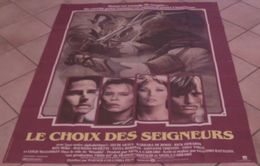 AFFICHE CINEMA ORIGINALE FILM LE CHOIX DES SEIGNEURS Giacomo BATTIATO Barbara DE ROSSI Tanya ROBERTS RON MOSS 1983 - Afiches & Pósters
