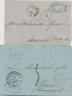 LAC N°1325 - Tour - T. Forbach Amb B Et D  - 2 Plis - TB - 1801-1848: Précurseurs XIX