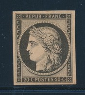 * N°3f - Gomme Irrégulière - Réimpression - TB - 1849-1850 Cérès