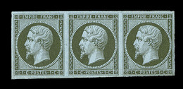 ** N°11 - Bde De 3 - Signé Calves - TB - 1853-1860 Napoleon III