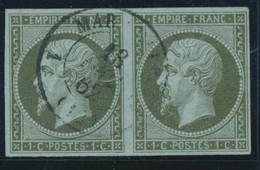 O N°11 - Paire - Obl. Càd Léger - TB - 1853-1860 Napoleon III