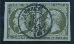 O N°11 - Paire - Margé - Càd Central - TB - 1853-1860 Napoléon III