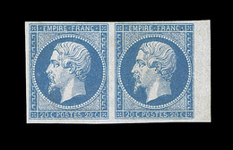 * N°14A - Paire - BDF - Signé Behr - TB - 1853-1860 Napoléon III