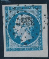 O N°14A - 20c Bleu - Type I - CDF - Signé JF BRUN - TB - 1853-1860 Napoléon III